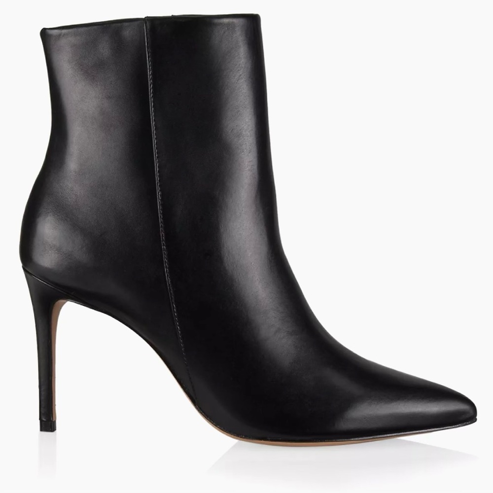 Schultz Mikki leather black Stiletto ankle boot brand new